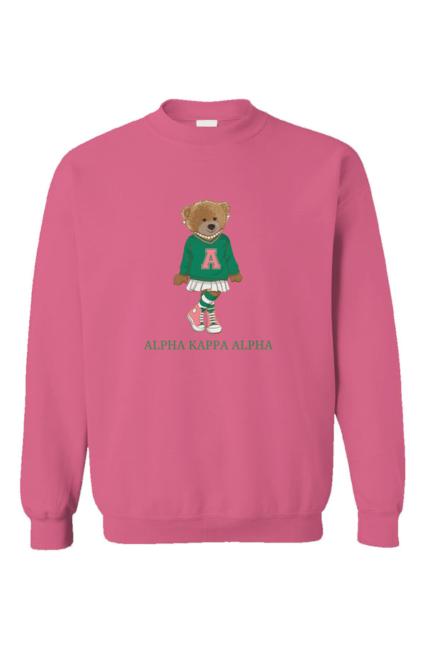 Embroidered AKA Bear Crewneck