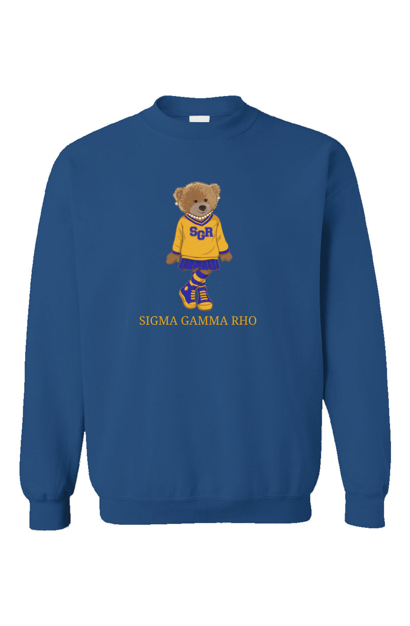 Embroidered SGRho Bear Crewneck