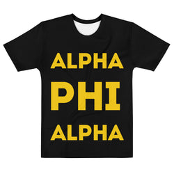 Alpha Big Letter Men's t-shirt