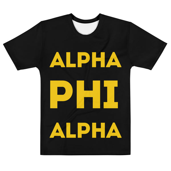 Alpha Big Letter Men's t-shirt