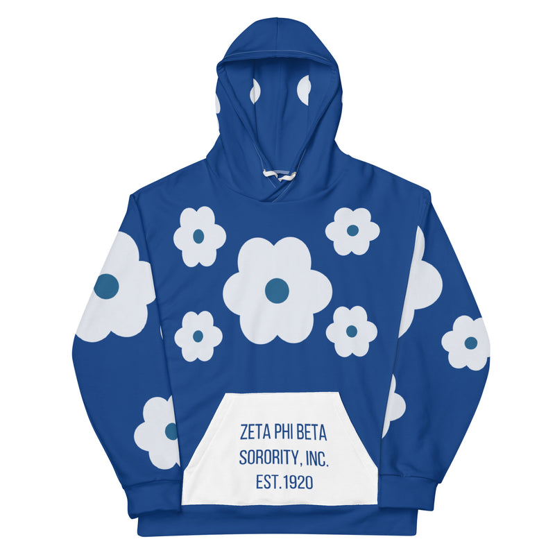 Zeta Flat Flower Hoodie