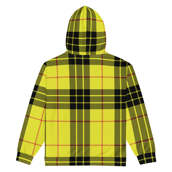 Alpha Plaid zip hoodie