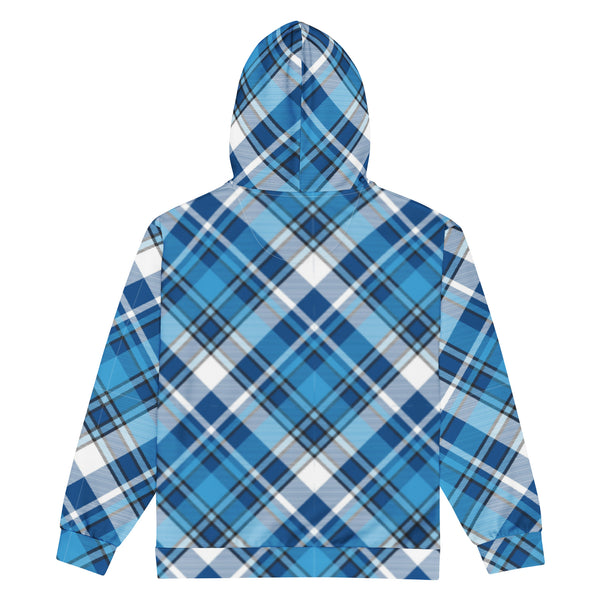 Zeta Plaid Zip Hoodie