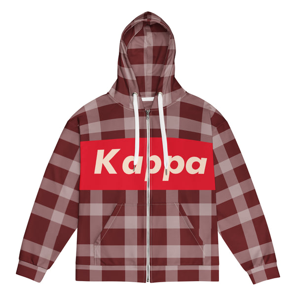 Kappa Plaid Zip Hoodie