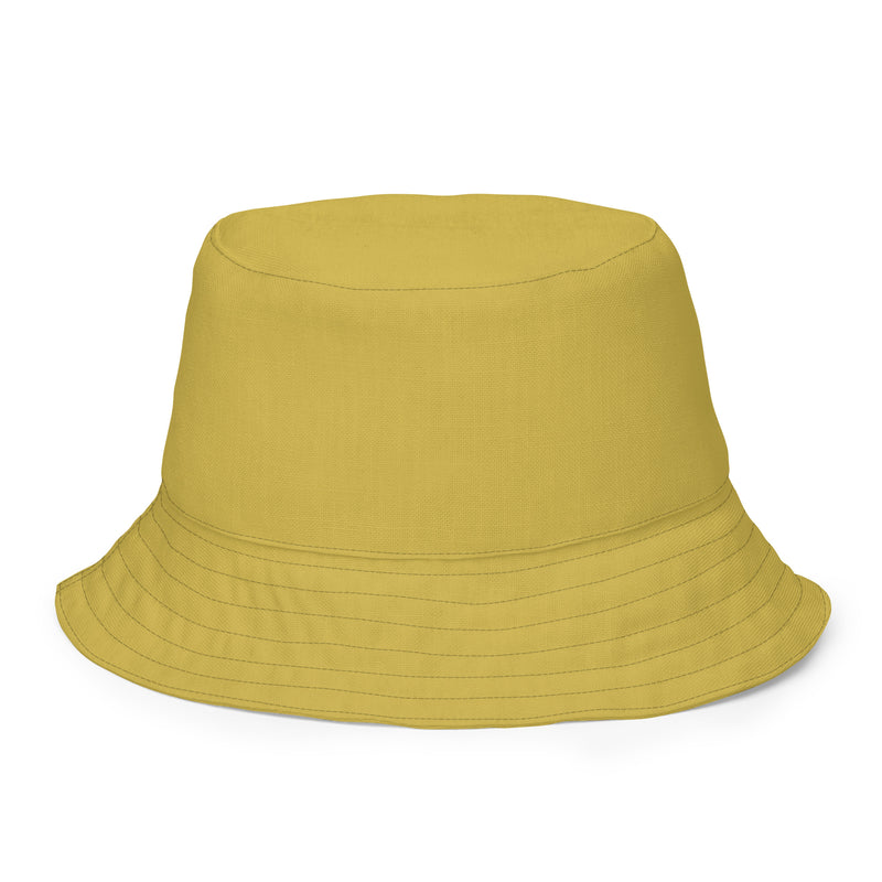 Alpha Flat Flower Reversible bucket hat