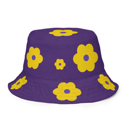 Omega Flat Flower bucket hat