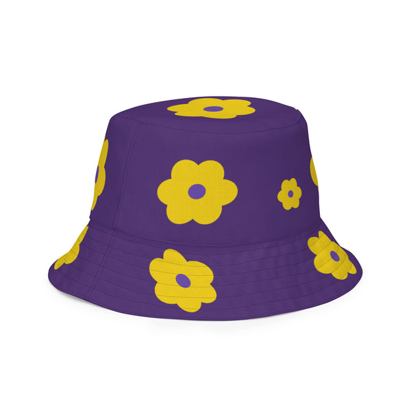 Omega Flat Flower bucket hat