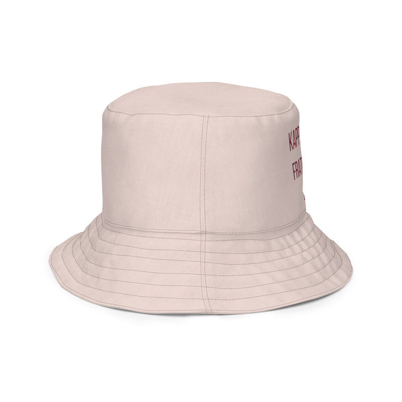 Kappa Flat Flower Reversible bucket hat