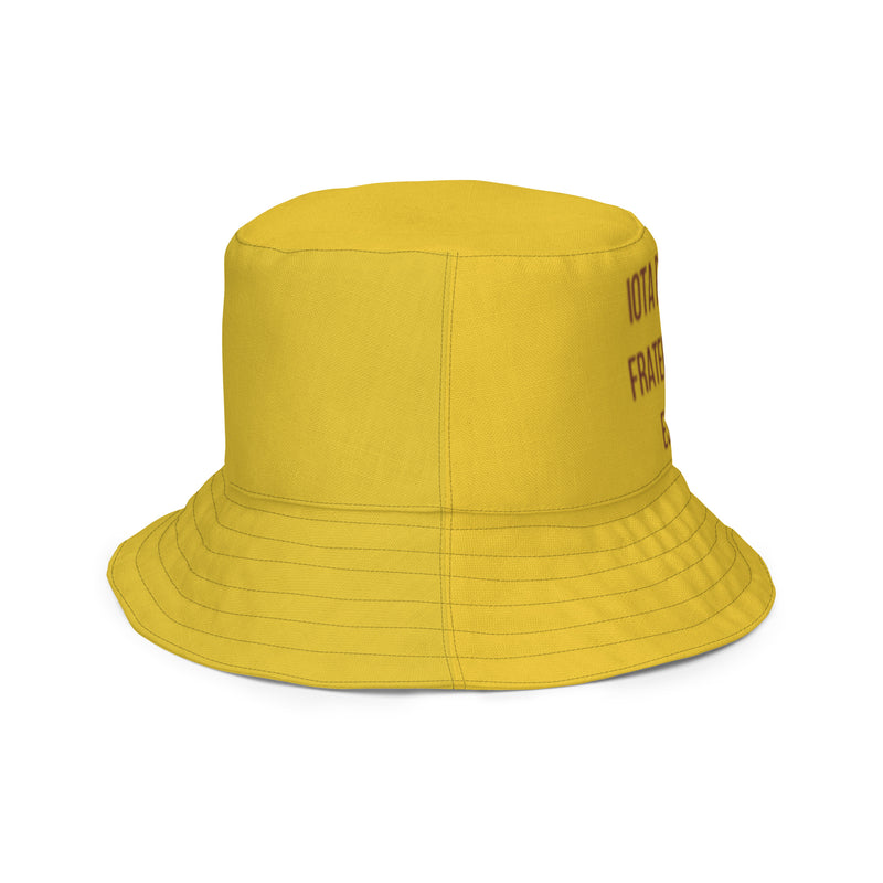 Iota Flat Flower bucket hat