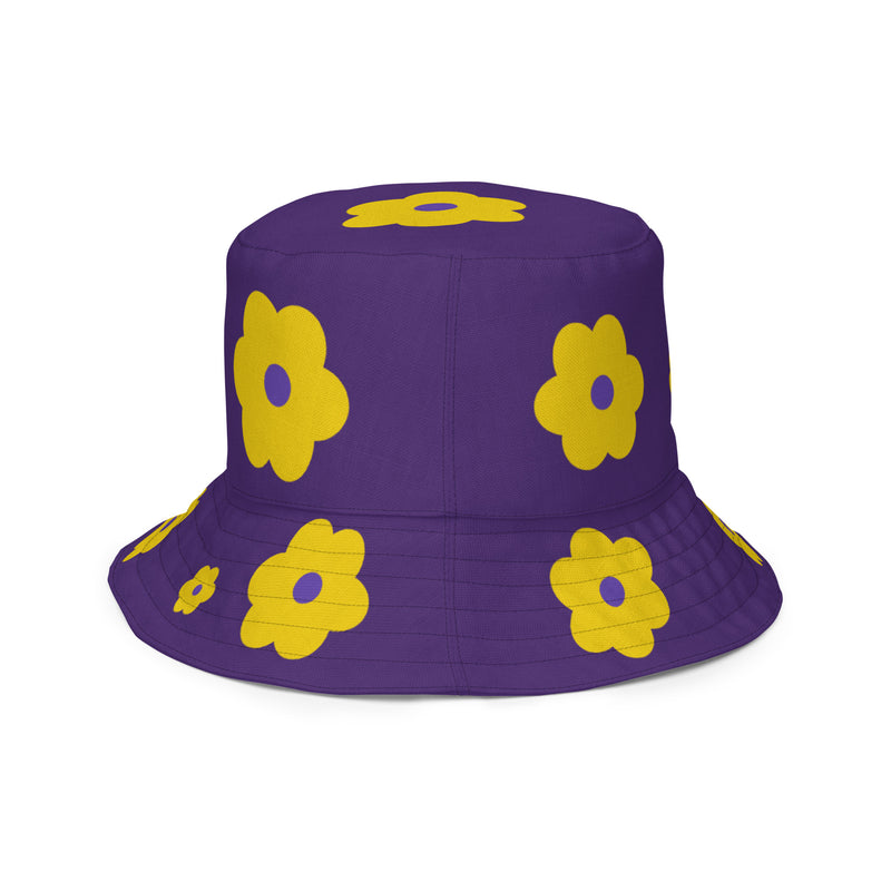 Omega Flat Flower bucket hat