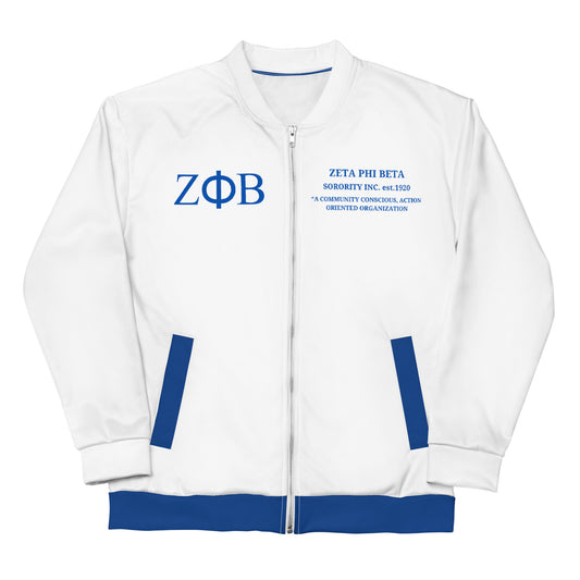 Zeta Crest Bomber Jacket