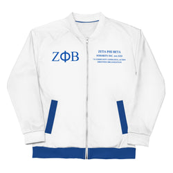 Zeta Crest Bomber Jacket