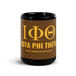 Iota Black Glossy Mug